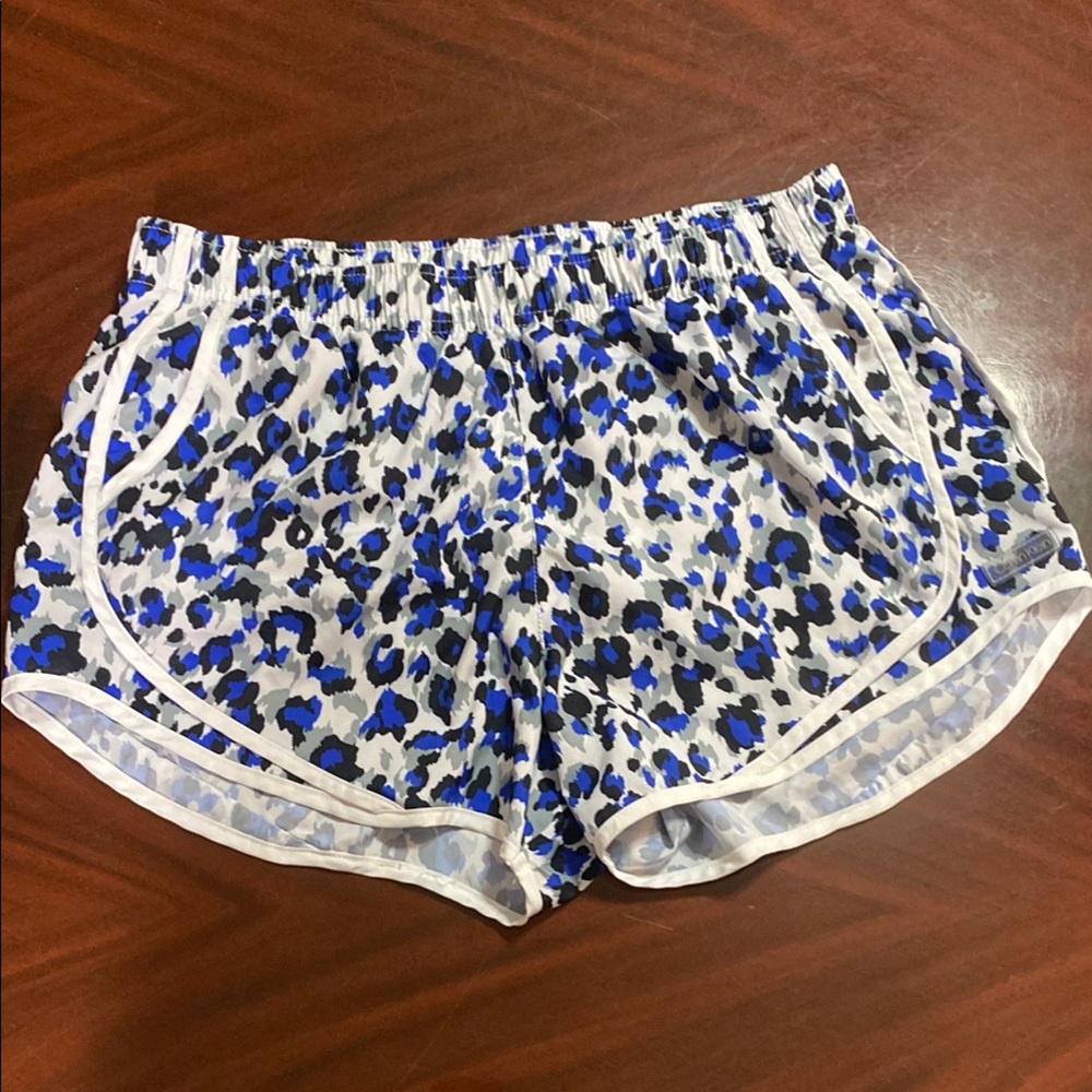 Calvin Klein L/G Blue and White Athletic Shorts With POCKETS